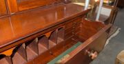 A Colonial&nbsp;Australian cedar&nbsp;secretaire bookcase with full turned columns, cock-beading, flame cedar panels, full cedar fitted interior and secondary timbers, New South Wales origin, circa 1855, 234cm high, 127cm wide,54cm deep - 10