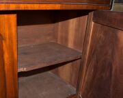 A Colonial&nbsp;Australian cedar&nbsp;secretaire bookcase with full turned columns, cock-beading, flame cedar panels, full cedar fitted interior and secondary timbers, New South Wales origin, circa 1855, 234cm high, 127cm wide,54cm deep - 13