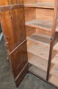 A folk art cabinet made from packing crates, late 19th early 20th century, 170cm high, 105cm wide, 41cm deep - 5
