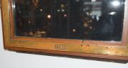 "DIRECTORY" lobby notice board cabinet, copper and brass decorated with gumnuts and leaves, early 20th century, manufactured by "Gill", 140cm high x 69cm wide x 8cm deep - 5