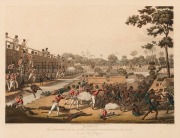 Lieutenant JOSEPH MOORE (British, active circa 1824), First Anglo-Burmese War in 1824-26. A rare set of four finely hand-coloured aquatint plates - 4