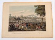 Lieutenant JOSEPH MOORE (British, active circa 1824), First Anglo-Burmese War in 1824-26. A rare set of four finely hand-coloured aquatint plates - 7