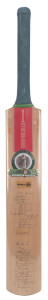 AUSTRALIA v ENGLAND TEST SERIES 1990-91: A "Clashes for the Ashes" Gray-Nicholls full-sized bat, signed by the Australian and English squads - 13 of Australia and 17 of England. Led by Alan Border, Australia won the Series 5-0.