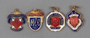 MELBOURNE CRICKET CLUB, membership fobs for 1925-26, 1927-28, 1928-29 & 1920-30, (4).