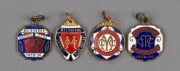 MELBOURNE CRICKET CLUB, membership fobs for 1935-36, 1937-38, 1938-39 & 1940-41, (4).