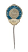 NORTH MELBOURNE FOOTBALL CLUB, special pin for the 1949 end-of-season team trip to Hobart.&nbsp;