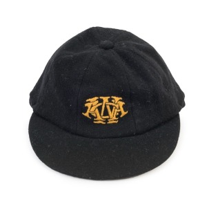 GRAHAM MCKENZIE COLLECTION - 1960 WESTERN AUSTRALIAN CRICKET ASSOCIATION DEBUT CAP: cap in deep green with embroidered 'WACA' monogram on front, Philip Joseph 'Kushy Peak' label inside, which is signed by McKenzie. The cap was awarded on McKenzie's Western Australia First Class debut in January 1960.