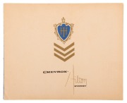 GRAHAM MCKENZIE&nbsp;COLLECTION - 1962-63 ASHES SERIES: Pre-Sydney 5th Test&nbsp;Match&nbsp;Dinner, being a commemorative folder produced by the Chevron-Hilton Hotel (Sydney) containing a photograph showing the full Australian team seated and ready to dine, with autogra - 2