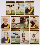 COLES 1954-55 - RICHMOND: group of cards comprising 1954 Series 1 (4) 1954 Series 2 (5) and 1955 Series 3 (2), corner mount impressions, overall G/VG. (11).