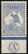 2½d Light Bluish-Indigo (Plate 2), CA Monogram single; superb MLH. BW:9(2)zc - $1750.