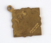 NORTHERN TASMANIAN CRICKET ASSOCIATION: 1932-33 membership badge both made by Stokes (Melbourne); very good condition. - 2