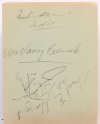 1956 MELBOURNE OLYMPICS: well-filled autograph book with lots of signatures of Melbourne Olympics competitors&nbsp;including Australians: JOHN LANDY (Bronze 1500m, awarded 'Finest Sporting Moment of the Century' in 1999 for assisting a fallen Ron Clarke in a 1