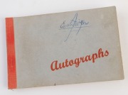 1956 MELBOURNE OLYMPICS: well-filled autograph book with lots of signatures of Melbourne Olympics competitors&nbsp;including Australians: JOHN LANDY (Bronze 1500m, awarded 'Finest Sporting Moment of the Century' in 1999 for assisting a fallen Ron Clarke in a 1 - 5