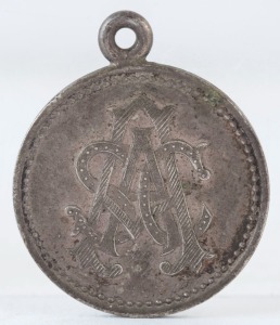 SOUTH AUSTRALIAN CRICKET ASSOCIATION (SACA): 1900-01 Membership fob for "Full Member 185".