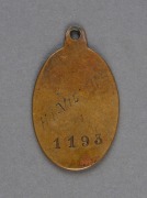 1918-19 Sydney Cricket Ground Membership fob, No.38, made by Amor. - 2