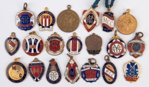 MELBOURNE CRICKET CLUB: 1935-36 to 1953-54 collection of membership fobs; all different and including a couple of "Country" types, (20).