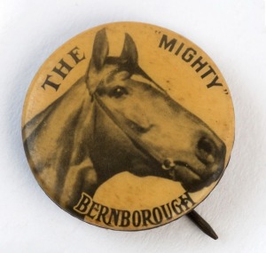 THE MIGHTY BERNBOROUGH pin badge, circa 1945.