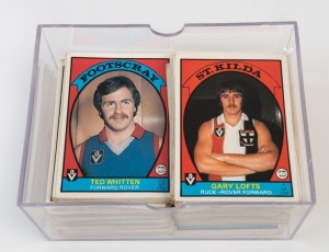 1978 SCANLENS "Footballers", part set [124/156] plus 94 duplicates;  very mixed condition, inspection advised. (218)