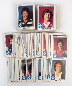 1981 SCANLENS "Footballers", part set [124/168], plus duplicates (205); mixed condition. (329)