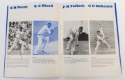 GRAHAM MCKENZIE COLLECTION - 1967 ROTHMAN'S WORLD CUP: Souvenir programme for the 3-Match Series with signed images of 10 of the 12 Rest of the World  included players including Graham McKenzie, West Indians Gary Sobers (Capt.) Rohan Kanhai & Conrad Hunte - 2