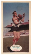 1971 SCANLENS 'FOOTBALLERS' POSTER - SOUTH MELBOURNE: John Murphy, poster #12 [1/24]. Rare.