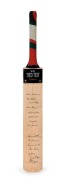 1960 AUSTRALIA v WEST INDIES "TIED TEST": Full size cricket bat, created to commemorate the December 1960&nbsp;tied test between Australia and West Indies in Brisbane, signed by eight members of the Australian Team including Richie Benaud, Neil Harvey, Bobby S