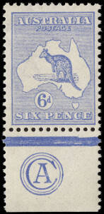 6d Blue (Plate 2), CA Monogram single; superb MUH. A real gem! BW:17(2)za - $4500, but unpriced in this condition.