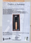1960 AUSTRALIA v WEST INDIES "TIED TEST": Full size cricket bat, created to commemorate the December 1960&nbsp;tied test between Australia and West Indies in Brisbane, signed by eight members of the Australian Team including Richie Benaud, Neil Harvey, Bobby S - 3