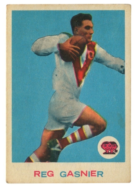 SCANLENS 1964 (SECOND SERIES): Card #21 Reg Gasnier, St George Dragons [1/33]; G/VG.