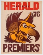 HAWTHORN: 1976 original WEG Premiership posters, (4). Very good appearance but all with minor faults. Each 66.5 x 50cm. - 3