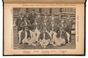 LITERATURE - 'THE AUSTRALIANS IN ENGLAND, 1896': published by "Athletic News" (Fleet St, London), 64pp softbound with original covers preserved by later hard-cover bindings, page 4 with photographic image of 1896 Australian Team by W. Thomas (Cheapside, L - 3