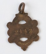 MELBOURNE CRICKET CLUB, membership fobs for 1911-12, 1912-13, 1913-14, 1914-15, 1915-16, 1916-17 and 1918-19, (7). - 6