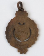 MELBOURNE CRICKET CLUB, membership fobs for 1911-12, 1912-13, 1913-14, 1914-15, 1915-16, 1916-17 and 1918-19, (7). - 8