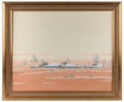 MAX BOYD (1915-1988), Far Inland Red, oil on canvas, signed lower right "Max Boyd", ​​​​​​​60 x 75cm, 73 x 90cm overall - 2