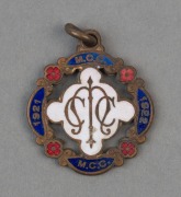 MELBOURNE CRICKET CLUB, membership fobs for 1920-21, 1922-23, 1923-24 & 1927-28, (4). - 4