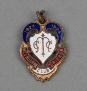 MELBOURNE CRICKET CLUB, membership fobs for 1920-21, 1922-23, 1923-24 & 1927-28, (4). - 6