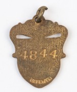 MELBOURNE CRICKET CLUB, membership fobs for 1920-21, 1922-23, 1923-24 & 1927-28, (4). - 9