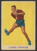 SCANLENS 1963 (FIRST SERIES): Card #12 Lionel Morgan, Queensland Maroons [1/18]; Good condition.