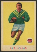 SCANLENS 1964 (SECOND SERIES): Card #29 Les Johns, Canterbury Bulldogs [1/33]; G/VG.