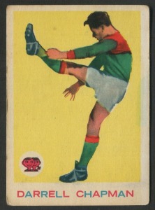 SCANLENS 1964 (SECOND SERIES): Card #30 Darrell Chapman, South Sydney Rabbitohs [1/33]; Good condition.