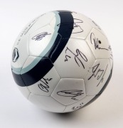 MELBOURNE VICTORY: Melbourne Victory branded soccer ball, signed by the complete 2019 team; very good condition. - 3