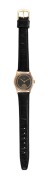 OMEGA boys size rose gold cased manual wristwatch with Roman numerals, subsidiary dial and black face, ​​​​​​​3cm wide including crown - 2