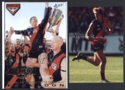 ESSENDON - SIGNED PLAYER PHOTOS: selection including Adam Ramanauskas, Kevin Sheedy, Mark Thompson, Jobe Watson & James Hird; various sizes, largest 20x30cm, generally very good condition. (11) - 2