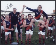 ESSENDON - SIGNED PLAYER PHOTOS: selection including Adam Ramanauskas, Kevin Sheedy, Mark Thompson, Jobe Watson & James Hird; various sizes, largest 20x30cm, generally very good condition. (11) - 3