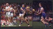 WESTERN BULLDOGS - SIGNED PLAYER PHOTOS: selection including Jason Akermanis, Robert Murphy, Barry Hall & Scott West;&nbsp;various sizes, largest 20x30cm, generally very good condition.&nbsp;(10)