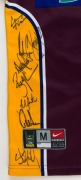 BRISBANE BRONCOS: c.2003 No '18' Ergon Ennergy sponsored&nbsp;&nbsp;guernsey with 18 signatures including Shane Webcke, Ben Ikin, Corey Parker, Casey McGuire & Scott Prince.&nbsp; - 2