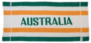 1952 HELSINKI & 1956 MELBOURNE: Australian Olympic Team bath towels both made by Supertex, 130x57cm or 130x62cm (2) - 2