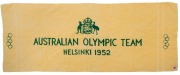 1952 HELSINKI & 1956 MELBOURNE: Australian Olympic Team bath towels both made by Supertex, 130x57cm or 130x62cm (2) - 3