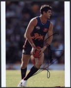 BRISBANE LIONS/FITZROY - SIGNED PLAYER PHOTOS: selection including Kevin Murray, Michael Voss, Jonathan Brown & Daniel Rich; various sizes, largest 20x30cm, generally very good condition. (8) - 3