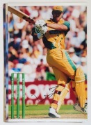SIGNED AUSTRALIAN CRICKETER COLOUR PRINTS: action images from Test Matches or One Day Internationals comprising Adam Gilchrist, Brad Haddin, Doug Bollinger, Marcus North, Matthew Hayden, Merv Hughes, Mitchell Johnson, Peter Siddle, Ricky Ponting, Shane Wa - 4